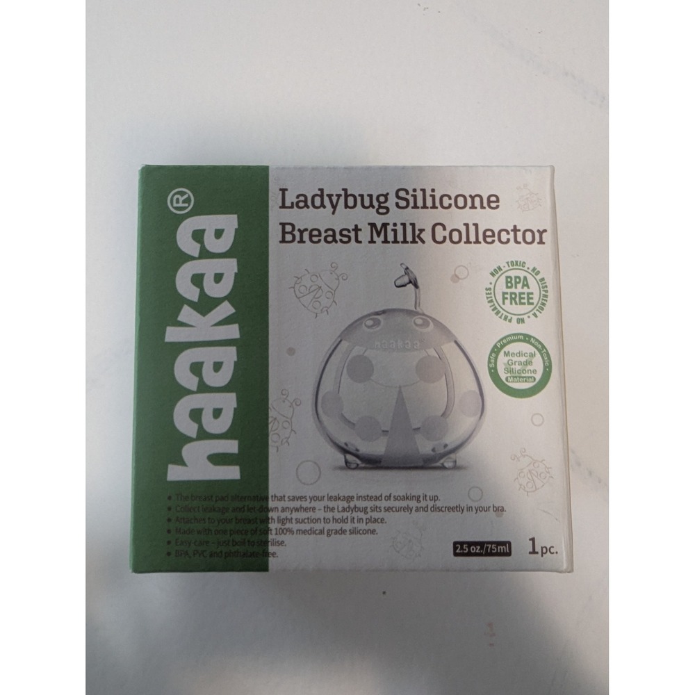 Haakaa Ladybug Silicone Breast Milk Collector 75ml 2.5oz MHK084 New